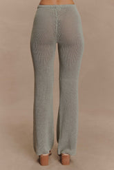 Malani Wide Leg Knit Pants - Sage